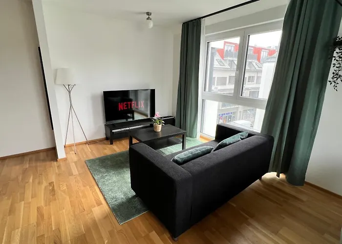 Moderne Og Inklusive Dachterrasse דירה *